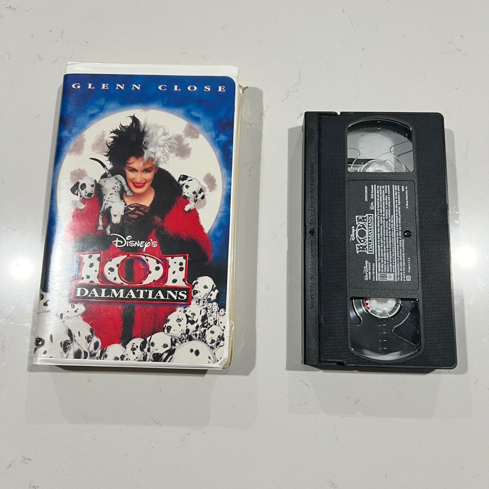 Disney 101 Dalmatians VHS 1997 Live Action Glenn Close Walt Disney Home Video